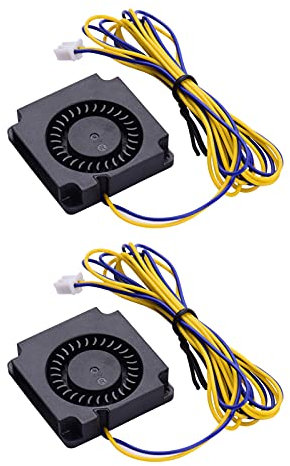 HUIOP Ventilateur,2 pièces ventilateur ventilateur ventilateur de refroidissement sans brosse 40 * 40 * 10mm DC 24V Compatible avec extrudeuse d'imprimante 3D Ender-3 / Ender-3 Pro Hotend