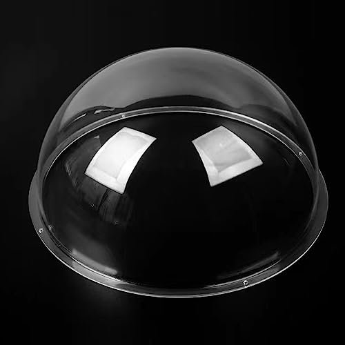 LOTOWELZON 7,6 cm große transparente Kamera-Abdeckung aus Acryl für drinnen und draußen, Sicherheitskamera-Gehäuse, Haustier-Hunde-Zaunfenster, Dachfenster (ID80 mm x H 44 mm)