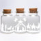 GEBETTER 3Pcs Pegatinas Reyes Magos Belén Navidad Pesebre Portal Nacimiento, Vinilos Adhesivos Navideños, Decoración Adorno Ventana Cristal Puerta Taza Vitrina Lámpara Muebles Manualidades (Blanco)