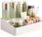 PAVSTINE Make Up Organizer, Kosmetik Skincare Organizers für Schminktisch Waschtische, Multikompartimentell Schminke Kosmetikorganiser, Schlafzimmer, Badezimmer, Makeup Organizers, Große, Weiß