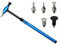 NIYATA Strumento per riparare ammaccature, martello telescopico in lega di alluminio con 5 teste knock-down, kit di riparazione per auto, senza vernice, ammaccature