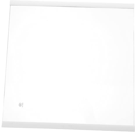 OSALADI Estante Divisor De Cristal Para Frigorífico Vidrio Templado Resistente, Repuesto Ajustable Para Congelador y Estante Interior, 30x30 Cm, Uso Doméstico y Oficina