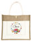 Anicy Jutetasche Beste Oma Personalisiert Muttertag Geschenk - Jute Einkaufstasche Jutebeutel zum Bemalen Jutetaschen Shopper Bag Jutebeutel Geschenk für Oma zum Geburtstag, Muttertag, Weihnachtstag