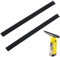 Lot de 2 Lèvres en Caoutchouc pour Aspirateur de Fenêtre 280mm, Remplacement de Raclette pour Kärcher WV1 WV2 WV5 WV50 WV55 WV60 WV75 – Lot de 3 Lèvres Souples, Compatible avec Aspirateur sans Fil