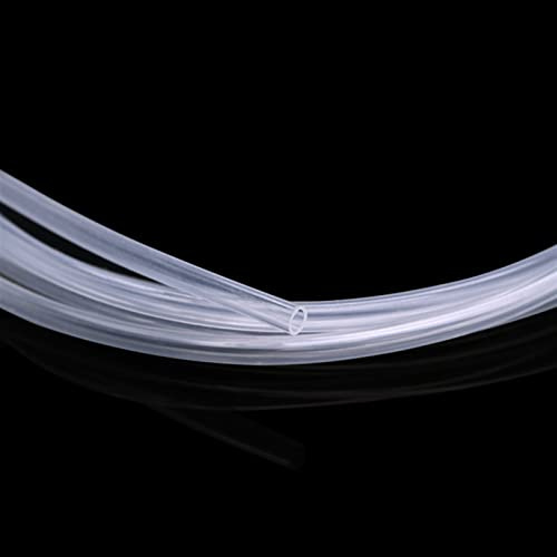 Silikonschlauch Ungiftiger Wassergummischlauch – 1 mm x 2 mm Innendurchmesser, Flexibler Silikonanschluss