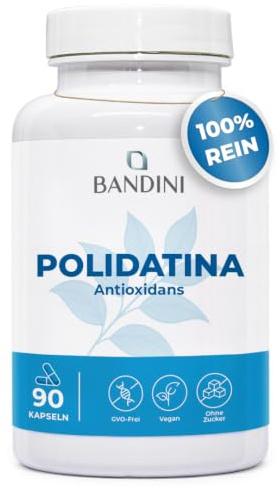 Bandini® Polydatin 100 mg - 90 vegane Kapseln aus Polygonum cuspidatum – | Rein, Hochdosiert - Staudenknöterich Wurzel Extrakt - Starkes Antioxidans, Resveratrol Vorläufer - 100% Vegan Ohne Zusätze