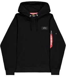 Alpha Industries Herren Backprint Mirror Camo Kapuzenpullover (1er Pack)