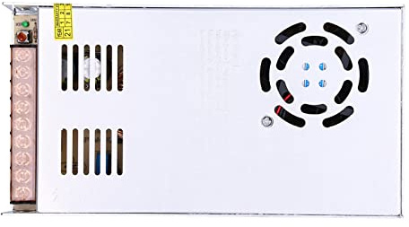 BAFOVY Trasformatore di Alimentazione a Commutazione Alimentatore a Commutazione CC in Lega di Alluminio 12V 30A 24V 15A Protezione da Sovraccarico e Cortocircuito per Strisce LED Stampanti 3D CCTV