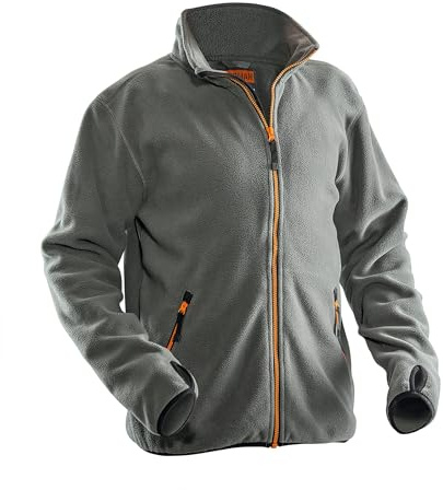 Jobman Herren Polyester Fleecejacke, Groß, Dunkel Grau