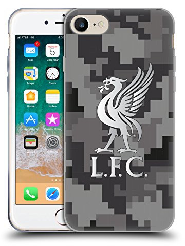 Head Case Designs Officially Licensed Liverpool Football Club Away Colours Digital Camouflage Soft Gel Case Compatible With Apple iPhone 7/8 / SE 2020 & 2022