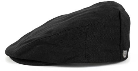 Brixton Cap Hooligan Black Herringbone Twill-S