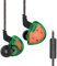 Yinyoo KZ ES4 Auricolari in Ear con Microfono con Filo in Ear Cuffie, Bass HiFi Auricolari in Ear Monitor per Esercizio Palestra