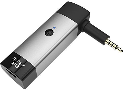 Airfrex Bluetooth Receiver Adaptor for Bose QuietComfort3 (QC3) Headphone, Bose QC3 Replacement Cable Cord Adapter (Only Works with Bose QC3 Headphone)