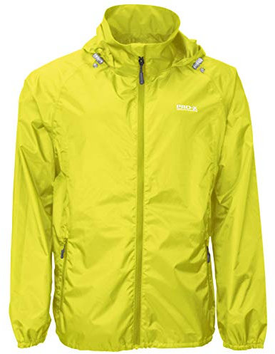 PRO-X elements Herren Pack able Jacke, Neongelb, XL