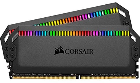 Corsair Dominator Platinum RGB Memoria 32GB DDR4 (PC4-28800) C18 1.35 V Ottimizzato per AMD Ryzen, 3600 MHz, 2 x 16 GB, Nero