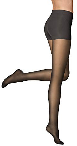 ITEM m6 - Strumpfhose mit Kompression für Damen, 15 DEN, Größe S, L2, CONTOURING TIGHTS, Almost Black