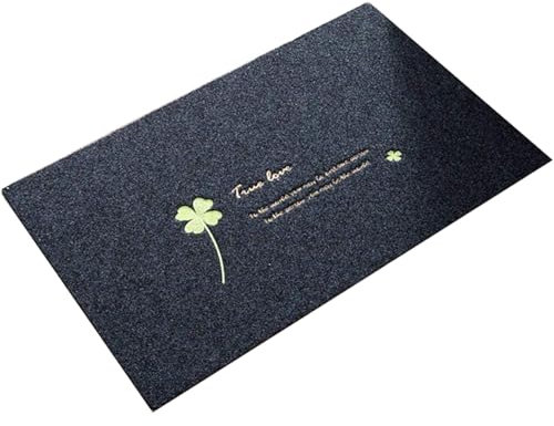 Tappeto Ingresso Casa, 40x60cm Tappeto da Esterno Tappetino Antiscivolo Trapper Raccogli Sporco Zerbino Impermeabile Lavabile Resistente allo Sporco per Ingresso Bagno Cucina Giardino Camera da Letto