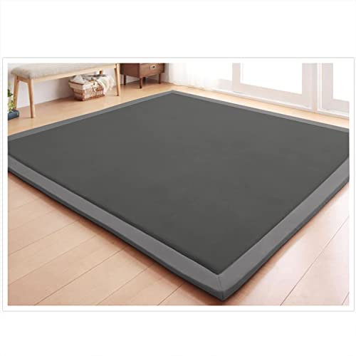CASTLYE Kinderteppich Korallensamtteppich Teppiche Fürs Kinderzimmer Matten Teppich Anti Rutsch Unterlage Teppich Wohnzimmer, Dunkelgrau, 150x200cm