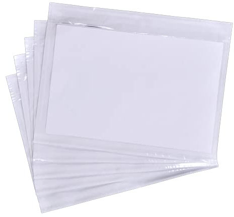 Pakomat Lieferscheintaschen Dokumenttaschen DIN C6 für A6 transparent selbstklebend (500)