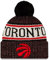 New Era NBA-Mütze für Erwachsene, Unisex, offizielle Sportstrickmütze mit Bommel, Toronto Raptors, Einheitsgr��e