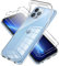 Vauki Coque pour iPhone 13 Pro Max Transparente avec Verre Trempé Protection écran 2 Pièces,Housse Etui Silicone TPU Souple Film Protection,Antichoc Case pour iPhone 13Pro Max 6.7