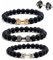 Gym Armband Mit Hantel, Hantel-Armband, Gewichts-Armband für Herren, Hantel-Armband für Herren, Fitness-Armband (Black 2)