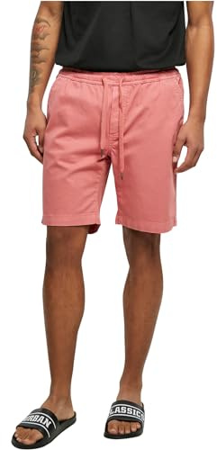 Urban Classics Herren Shorts Stretch Twill Joggshorts, Chino Joggshorts für Männer, Regular Fit, Baumwolle, XXL, palepink
