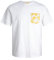 JACK & JONES Men's Joraruba Convo Pocket Tee SS Crew Neck T-Shirt, Bright White, M