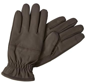 camel active Herren Lederhandschuhe mit Screen-Tab Funktion Dunkelbraun, menswear-XL