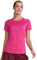 2XU Camiseta Aero, Fucsia/Blanco Reflectante, M para Mujer