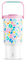 Meoky 32 oz Tumbler with Handle, Tumbler with Lid and Straw, Stainless Steel Travel Mug, 100% Leak Proof, Keeps Cold for 24 Hours, Fits in Car Cup Holder (Leopard)