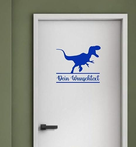 Rakelfix Kinderzimmer Aufkleber Name Tür Junge Dinosaurier Dino Sticker Namensaufkleber Wunschtext Kinderzimmertür Bube Kids