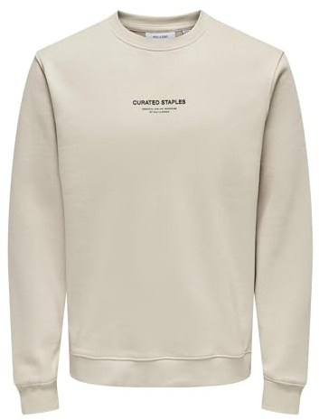 Only & Sons Male Sweatshirt ONSCURATED Sweatshirt | Sweatshirts