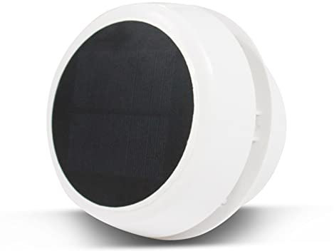 RV Vent Fan, RV Solar Mushroom Head Camper Caravan Exhaust Fan 12V Roof Exhaust Fan Energy Saving Fan With Anti-insect Filter Low Sound Level, for Tent Car RV