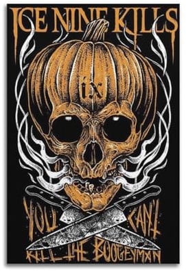 KSOXDAITIP Kunstposter Ice Nine Kills, dekoratives Gemälde, Leinwand, Wandposter und Kunstdruck, moderne Familienschlafzimmer-Dekoration, Poster, 60 x 90 cm