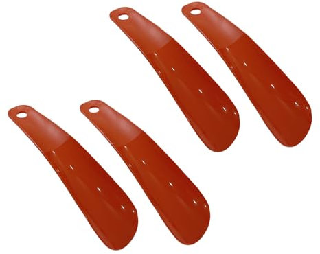 Yicoovey Thinp Lot de 4 chausse-pieds de 16 cm, chausse-pied, petit chausse-pied, mini chausse-pied, forme ergonomique, avec trous de suspension, convient aux hommes et aux femmes.
