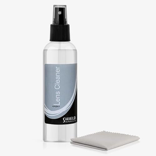 Professional Screens & Lens Cleaner Spray, 236 ml, with Microfibre Cloth for TV, Phones,Optical Lens, Camera Lens, Binoculars and other Lenses