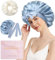 WELROG Seidenhaube zum Schlafen für Damen 100% Maulbeerseide Schlafhaube Seide Silk Bonnet Sleep Cap Haarschutz für die Nacht echte Seide