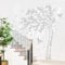 Supzone Wandtattoo Großer schwarzer Baum Wandaufkleber Einfache Skizze Baum Minimalistische Linie Kunst Wandsticker Abziehen und Ankleben für Wohnzimmer Schlafzimmer Sofa TV-Hintergrund Wanddeko
