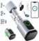 AVATTO Smart Türschloss mit Fingerabdruck und Passwort für 60-90mm Tür, Schließzilinder Länge ist einstellbar, mit Schlüssel, IC-Karte, Unterstützen Smart Life App Fernbedienung