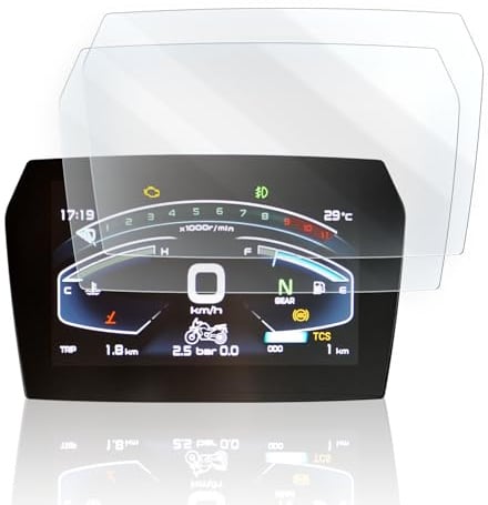 Protector de pantalla para velocímetro de motocicleta fabricado en Alemania, protector contra arañazos, adecuado para Loncin Voge Valico DSX900 DSX 525 2024+, 1 mate/1 x transparente