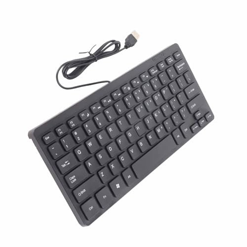 Keyboard Without Number Pad, Small Wired Keyboard Mini Usb Mini Usb for Desktop