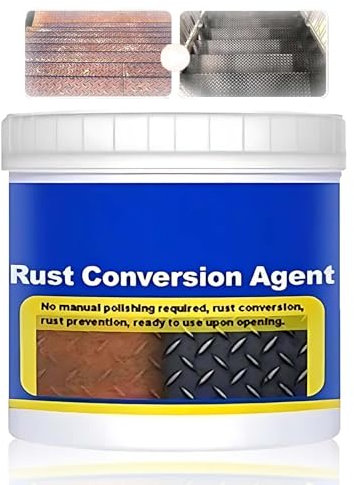Rust Converter Paint - 200g Rust Converter for Metal, Water-Based Reformer & Primer - Semi-Gloss Black Anti-Corrosion Coating, Encapsulates Oxidation on Iron, Steel for Maximum Durability (1)