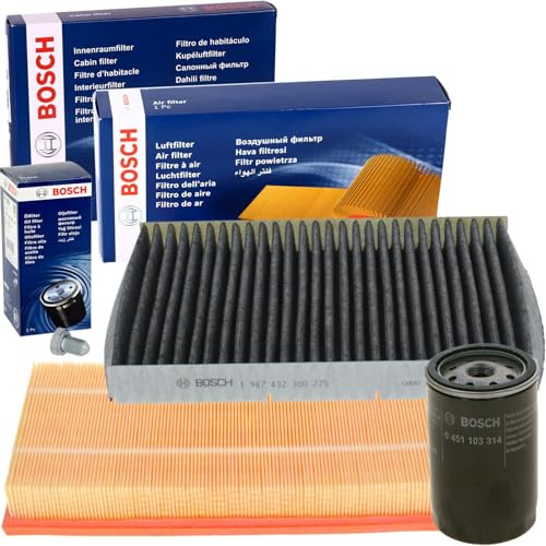 Inspektionspaket | 1457433714 (LX1080)+1987432300+0451103314+48871 passend für A3 8L TT 8N Golf 4 Bora 1J Beetle 1Y