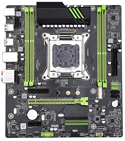 Pc Scheda Madre Adatta Per JINGSHA X79 ATX Gaming Scheda Madre LGA 2011 Socket Quad Canali 4* DDR3 ECC REG RAM Fino a 64GB Supporto E5 Series CPU Pcie 16X
