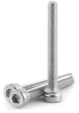 100pcs Tornillos de Cabeza del Casquillo del Hex de Acero Inoxidable 304 M3 x 6/8/10/12/14/16/18/20/22/25/30 mm[M3*25]