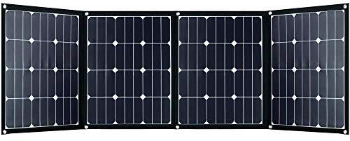 Offgridtec© FSP-2 180W Faltbares Solarmodul mit Sunpower Back-Contact Zellen ohne Laderegler mit praktischem Tragegriff und Stauraum für Kabel. Für Camping, Reise, Boot Caravan