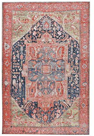 TOM TAILOR Teppich aus 80% Polyester / 20% Baumwolle; maschinell gewebt | Größe: 145 x 200 cm; Farbe: Bunt Funky Orient