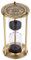 SuLiao Sanduhr 15 Minuten Sanduhr, Vintage Messing Schwarz Sanduhr, Metall Kleine Sanduhr 15 Min, Antik Reloj De Arena, Einzigartige Sanduhr für Zuhause, Büro, Schreibtisch Dekoration