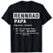 Bester Rennrad Papa Vater Rennrad Definition Vatertag T-Shirt
